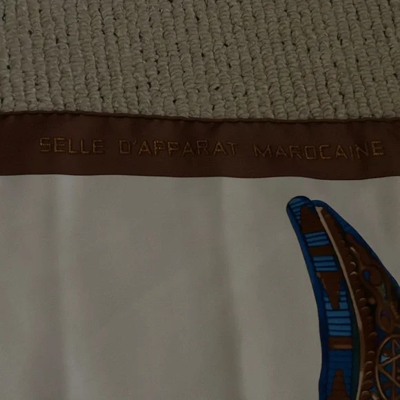 Hermès 100% Silk Scarf Selle D’Apparat Marocaine - Picture 9 of 12